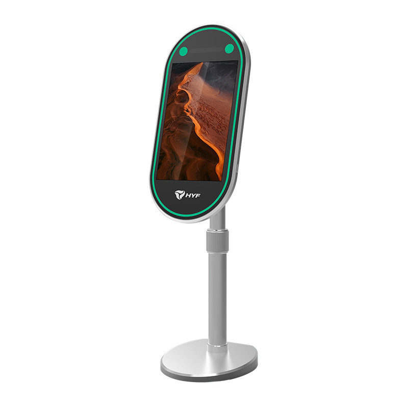 2GB 16GB Time Attendance Face Recognition ID Machine Qual Core With Fingerprint Scanner