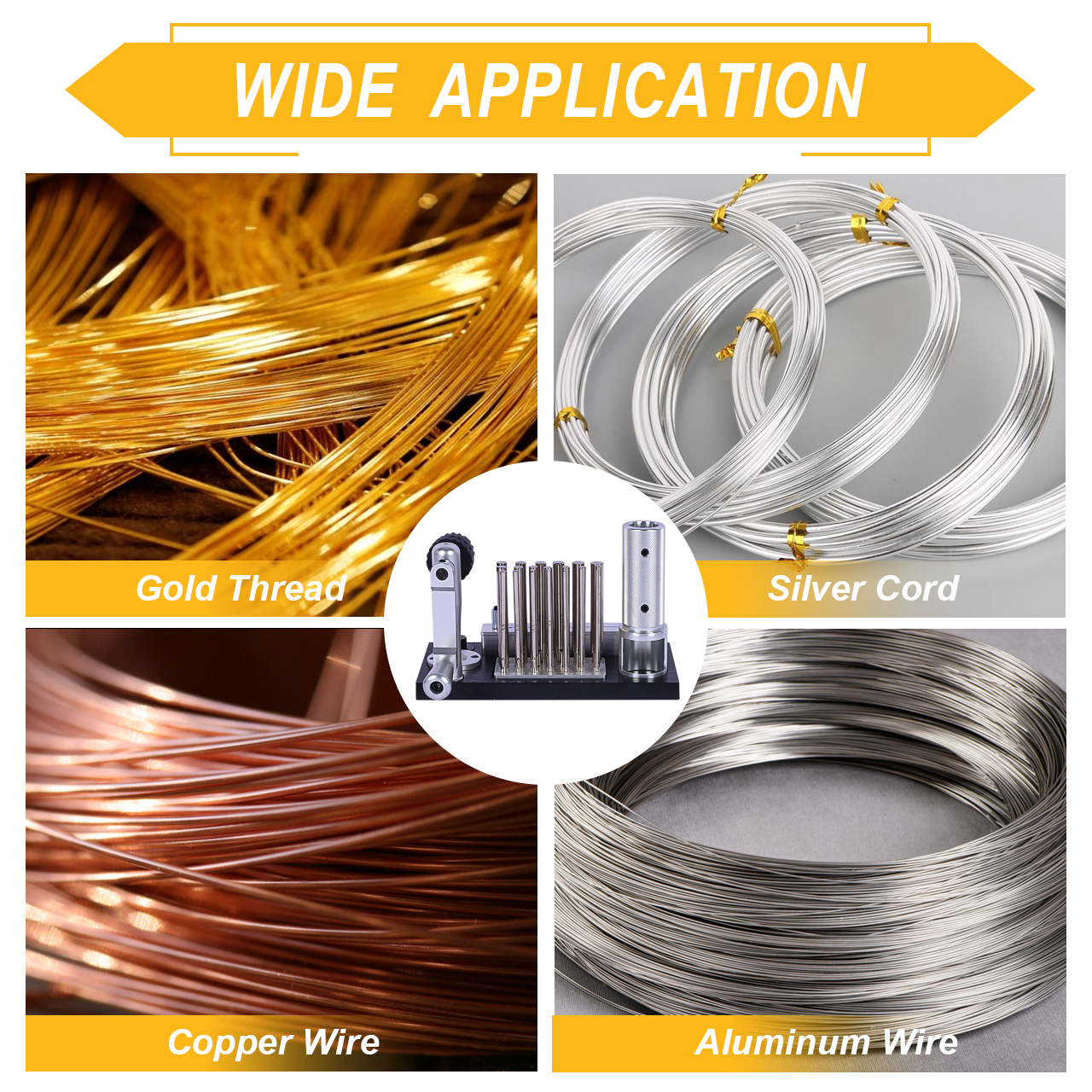 Tooltos Stainless Steel Manual Jewelry Wire Drawing And Winding Machine Tools For Jewelry Making