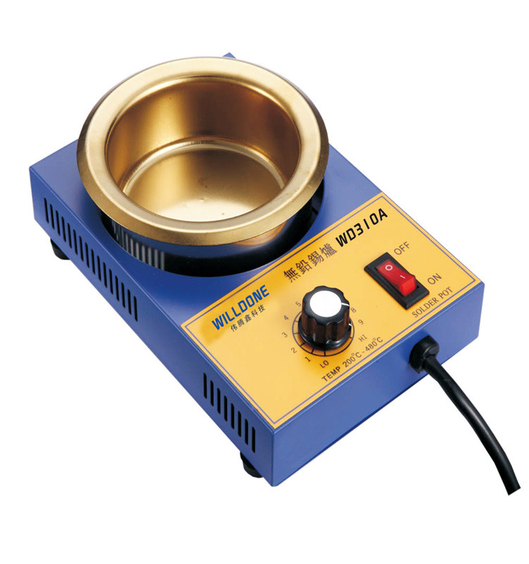 60Hz 300W Lead Free Dip Soldering Pots 2.2KG Melting Capacity WD310A