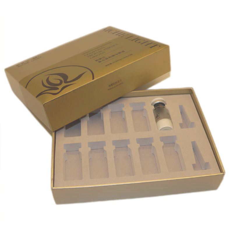 Custom Medicine Bottle Packaging With EVA And Flocking Insert