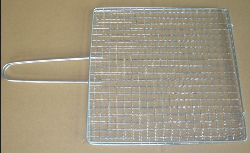 Uniform Weave Stainless Steel Bbq Grill Mesh Round Roast Net No Static Charge