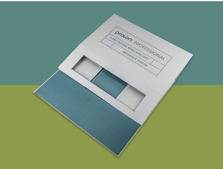 Cardboard Folded Gift Box Magnetic Lid Closure Book Style Rigid Sliding Packaging Flat Mailer