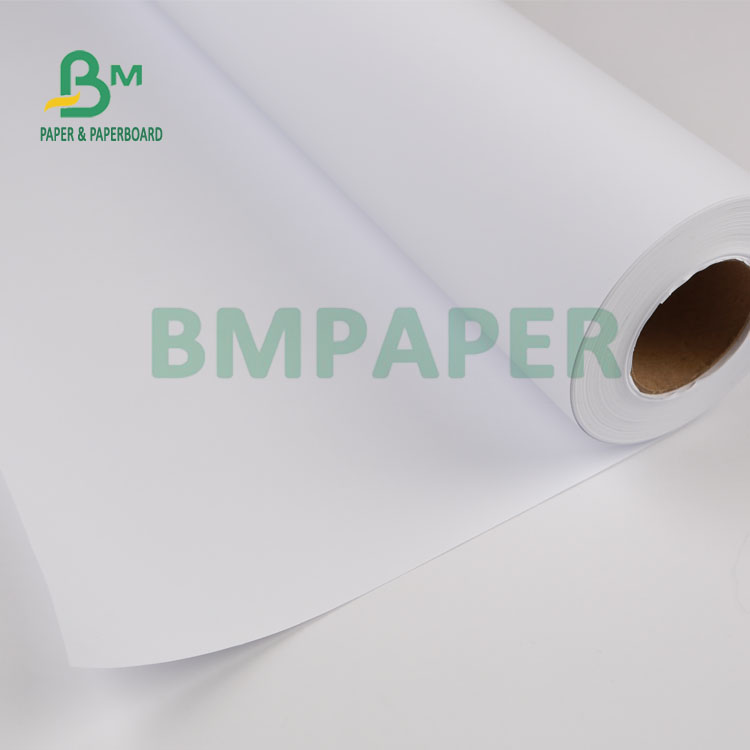 100gsm 150gsm Matt Coated CAD Plotter Paper Roll 24'' 36'' x 300ft Dye Ink