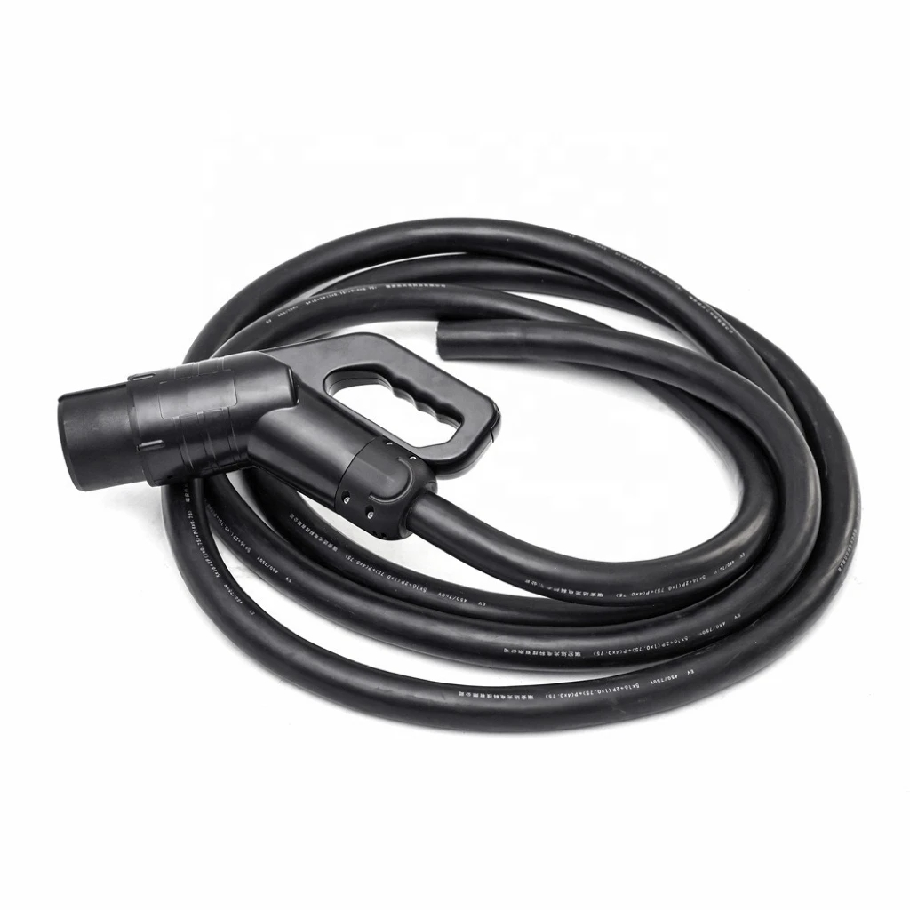 CHAdeMO Connector EV Fast Charger Plug For Japanese Standard DC EV Charging Station 125A 200A 5 Meters Cable