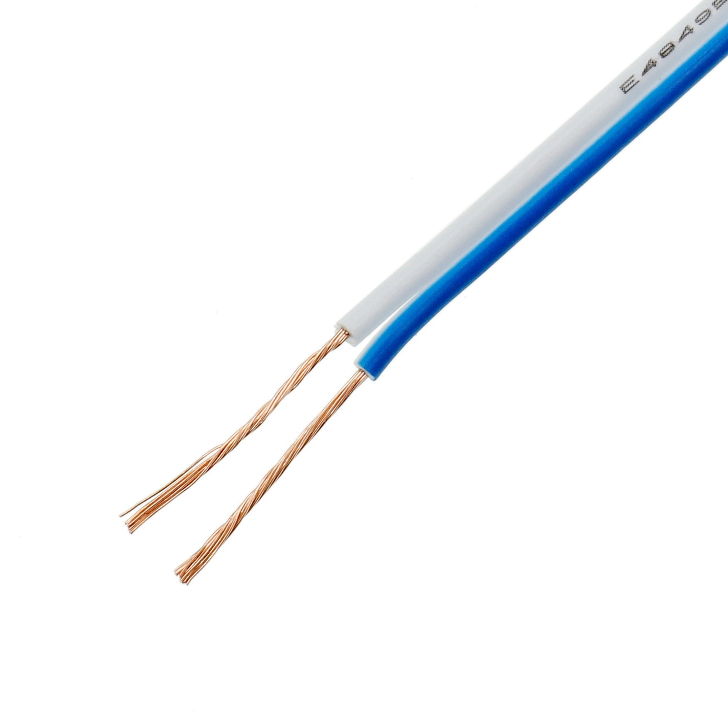 UL2468 Twin Wire Flat Wire Cables 26AWG 2 Pins For Communication