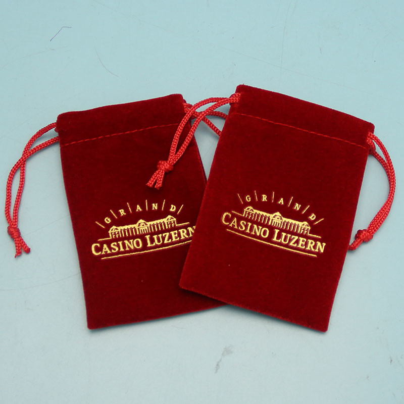 Custom PU Leather Gift Pouch , Travel Drawstring Storage Jewelry Bag Durable