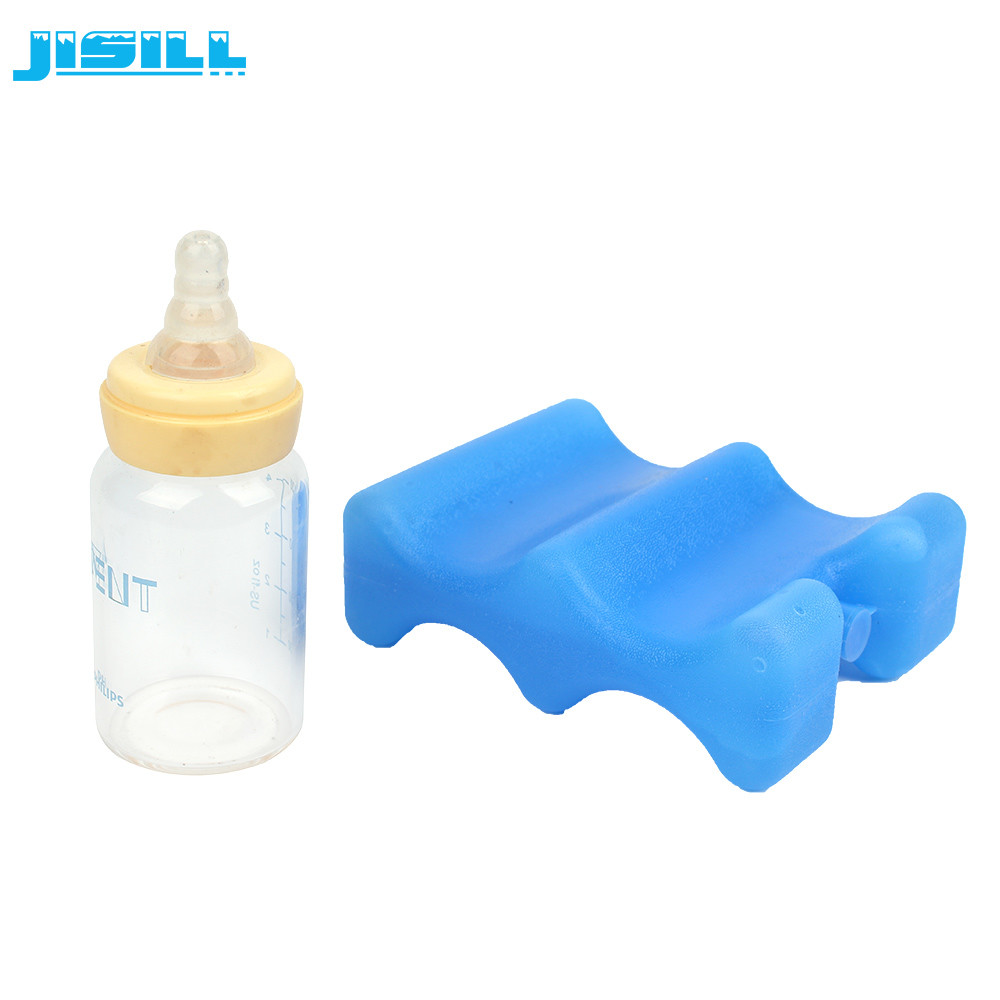 Plastic Hard Wave Ice Cooler Brick Customized For Frozen Food Drink