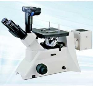 Buy cheap Trinocular Head Inverted Metallurgical Microscope With Digital Camera interface product