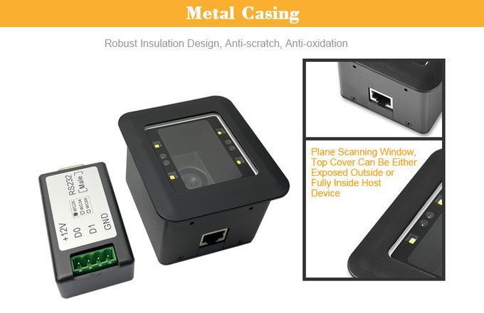 USB RS232 Wiegand QR Code Reader Access Control Scanner Module