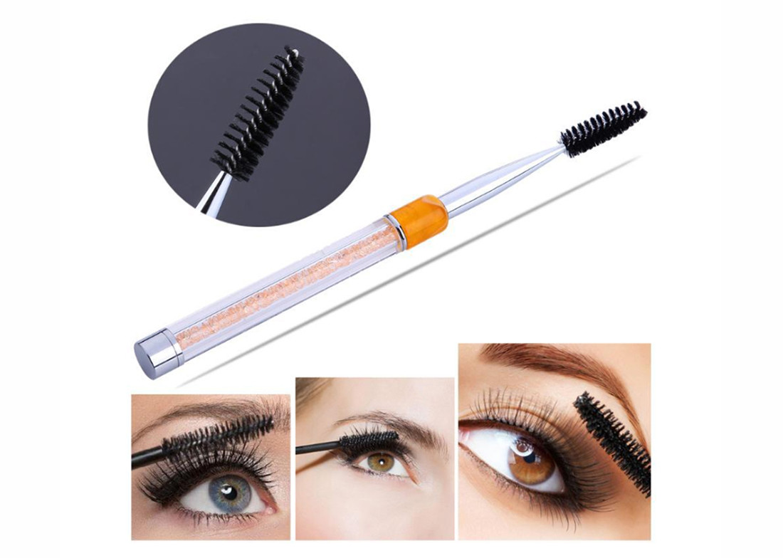 15cm Crystal Mascara Wands Brush Eyelash Extension Accessories