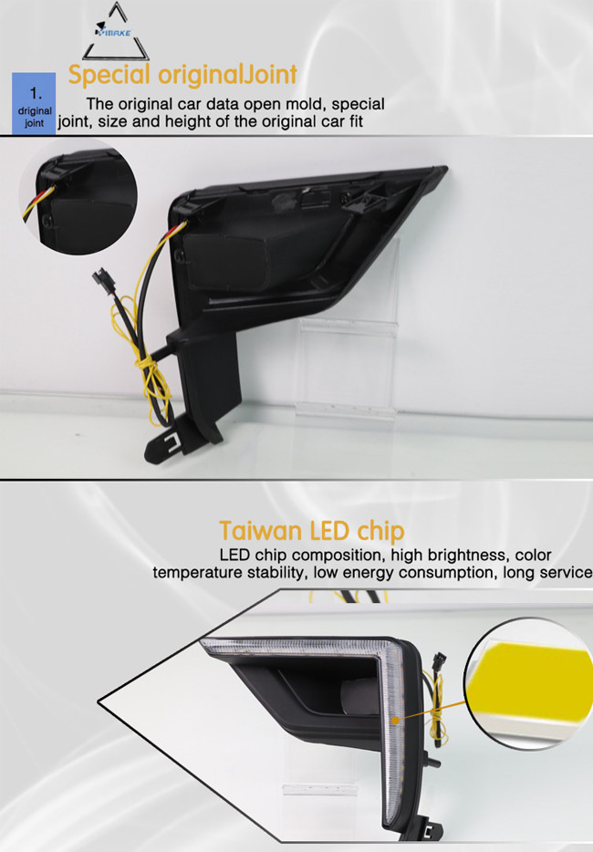 Drl Daytime Running Light For Land Cruiser Prado 2700 4000 Fj150 Lc150 2017-2019