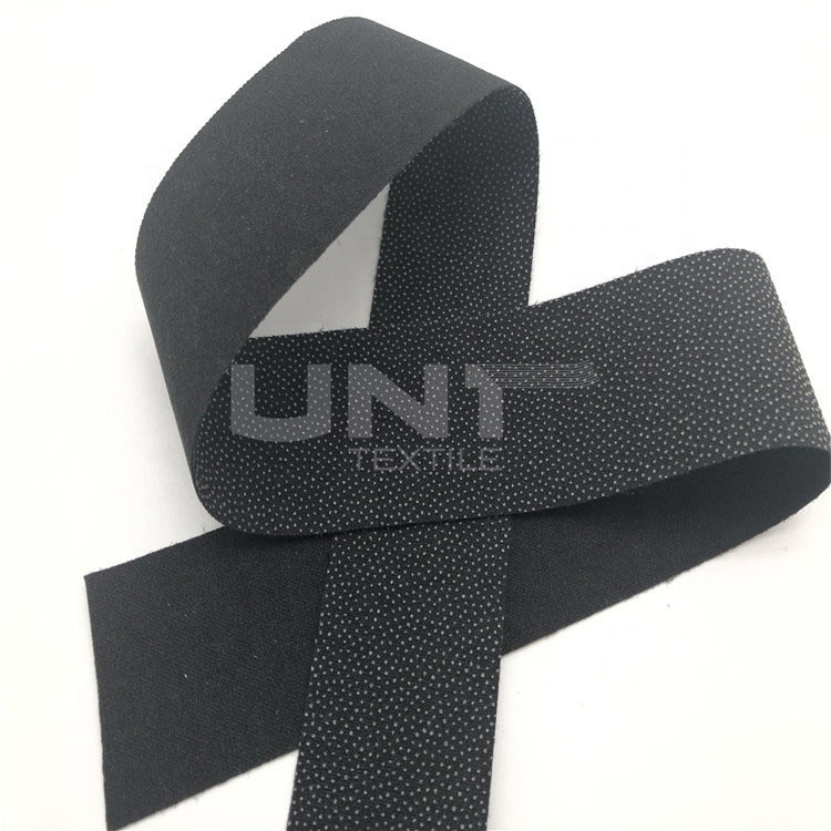 Hard Woven Fusible Interlining High Elasticity Waistband Interlining For Garment Pants
