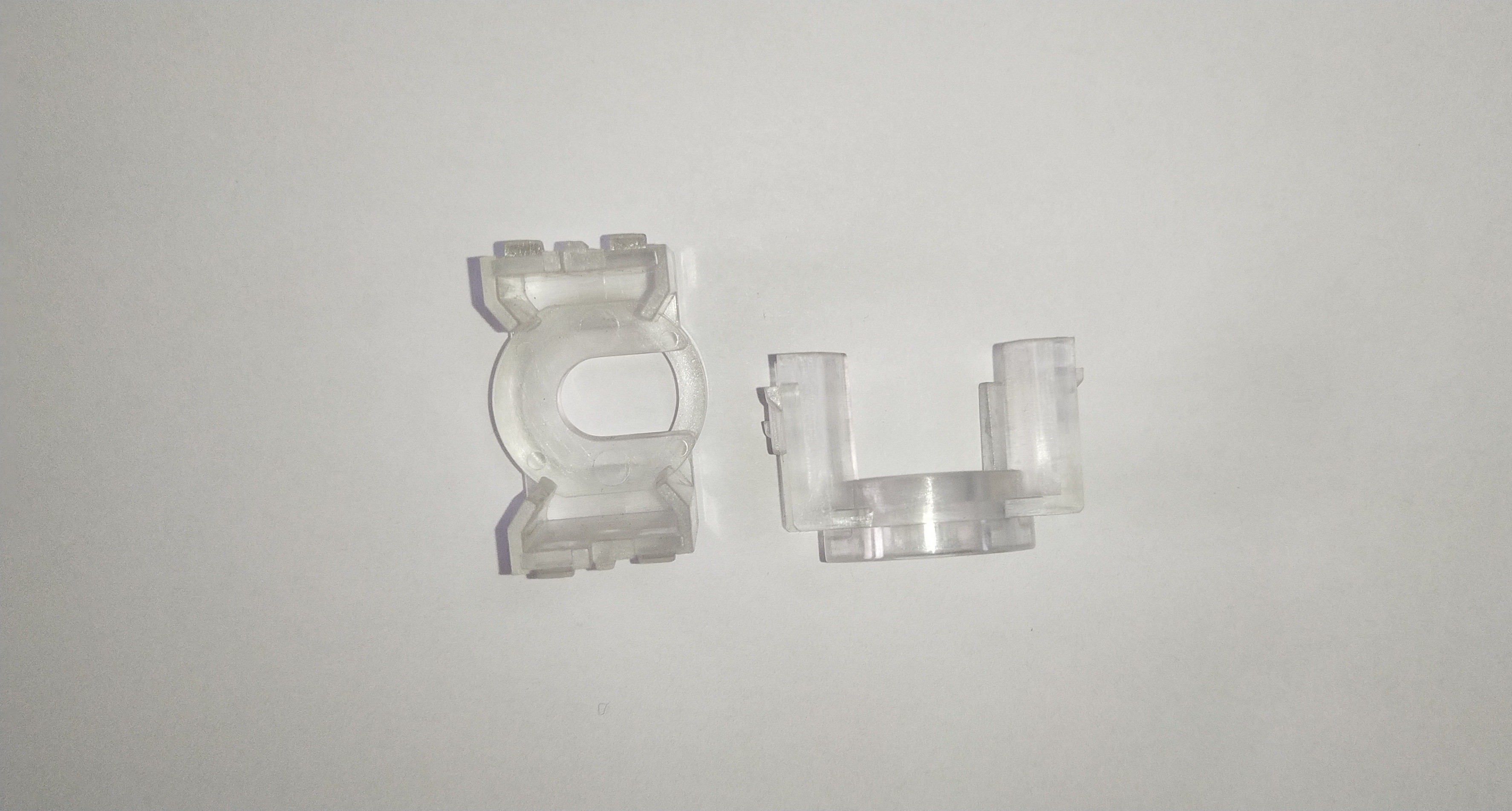 PP PE Transparent Injection Molding Parts Texture Polished Electroplating
