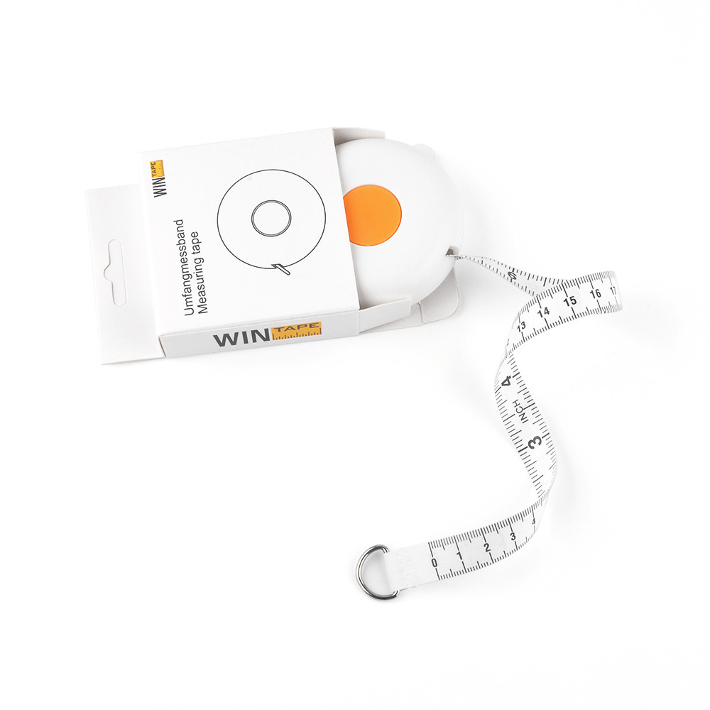 Wintape 2m Egg Shape Retractable Body Measuring Tape for Measuring the Body Cloth Height etc Weight Loss Measurement