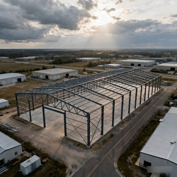 Steel Structure Warehouse Prefabricated Metal Building Ideal for Industrial Storage Workshops and Commercial Warehousing