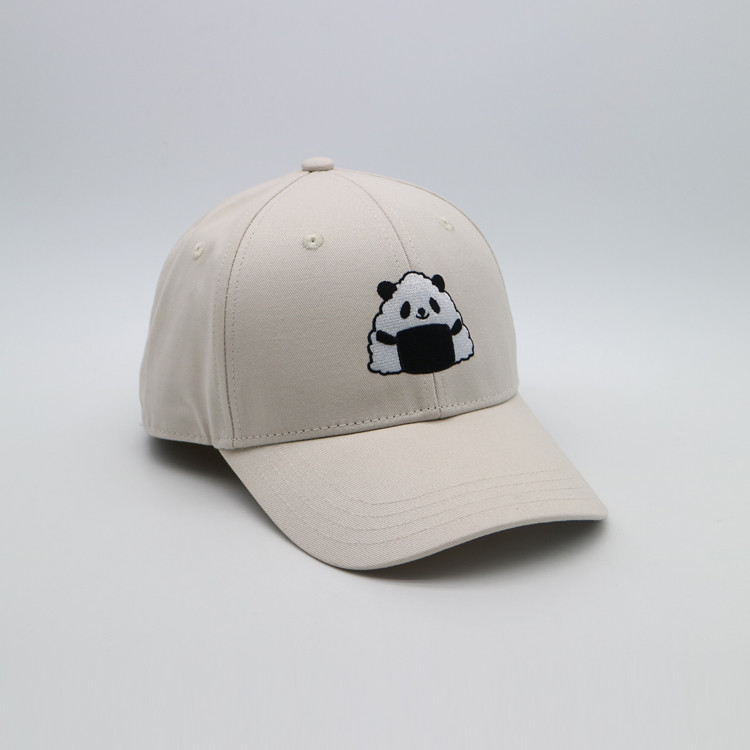 Customized 6 Eyelets Cotton Baseball Cap Reinforced Seams Elastic Closed Cap