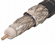 RG6 Quad Shielded CATV Coaxial Cable 18 AWG CCS Conductor with CMR Rated PVC