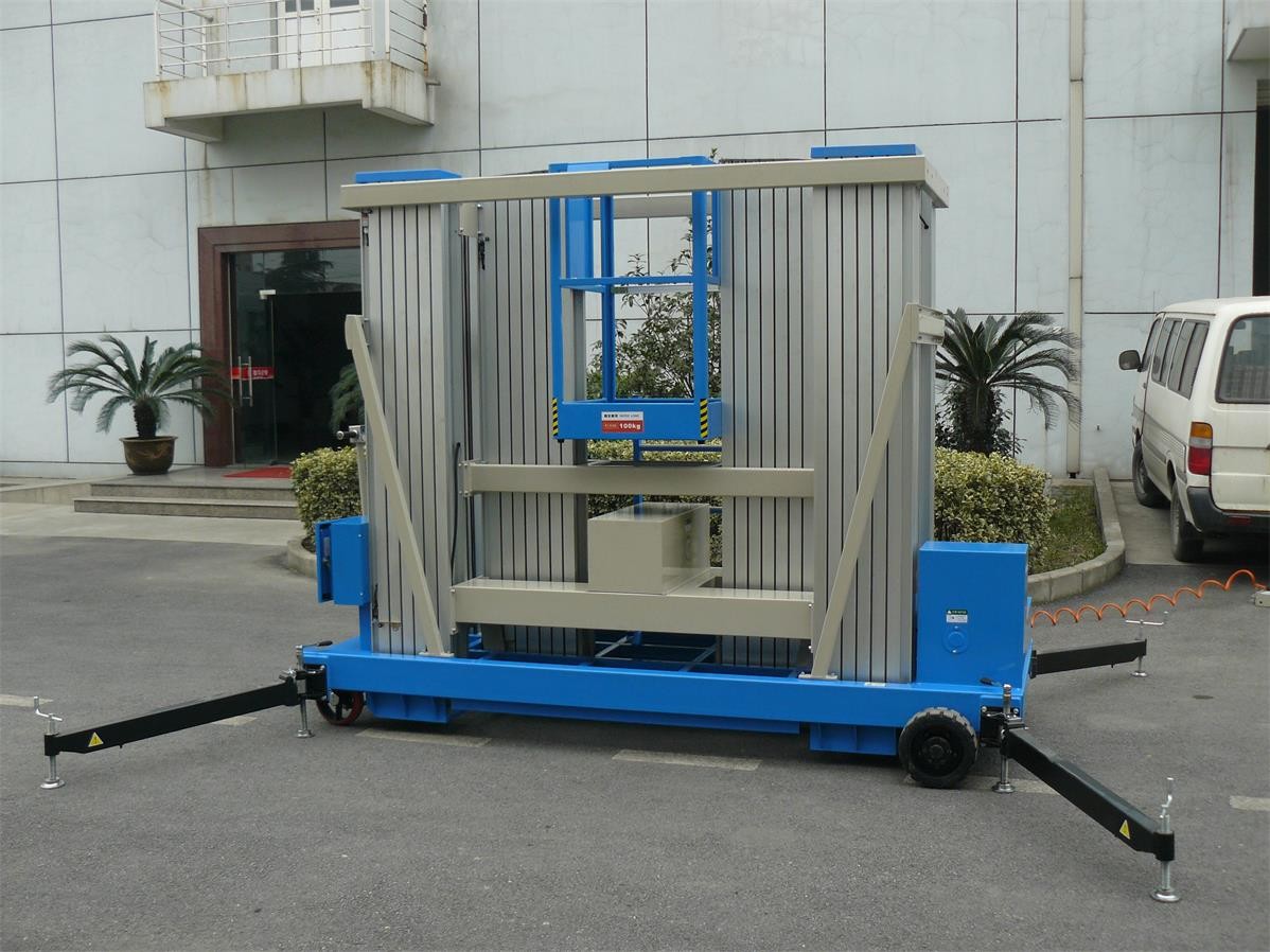 One Person Self Propelled Elevating Work Platforms 22m For Maintenance Service