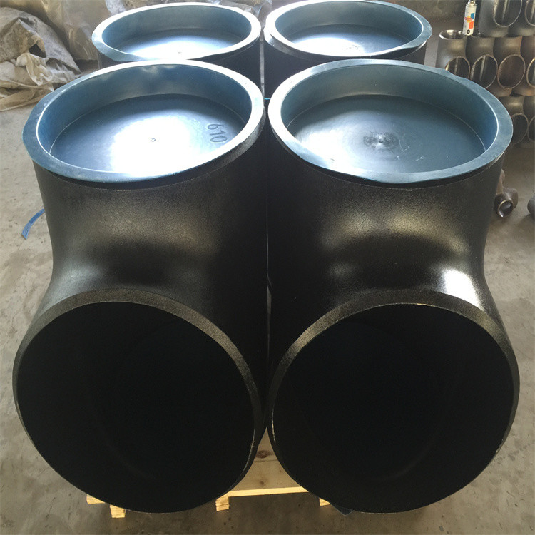 ASME B16 9 Reducing Tee Pipe Fitting Sch 140 CT20 Carbon Steel Equal