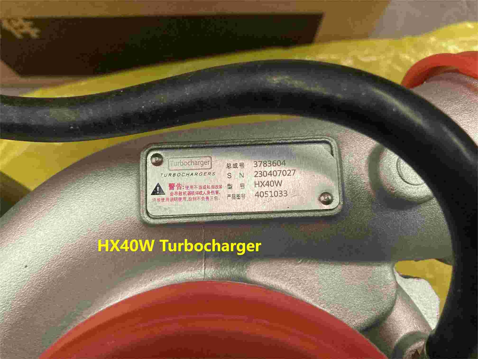HX40W Turbo DONGFENG Truck Parts 3783604 4051033 Holset HX40W