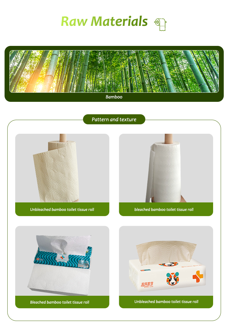 Nontoxic Practical Kitchen Roll Tissue Paper , Sustainable Kitchen Towel Jumbo Roll