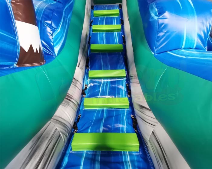 OEM Rainbow Inflatable Water Slide Jumping Bouncer Castle