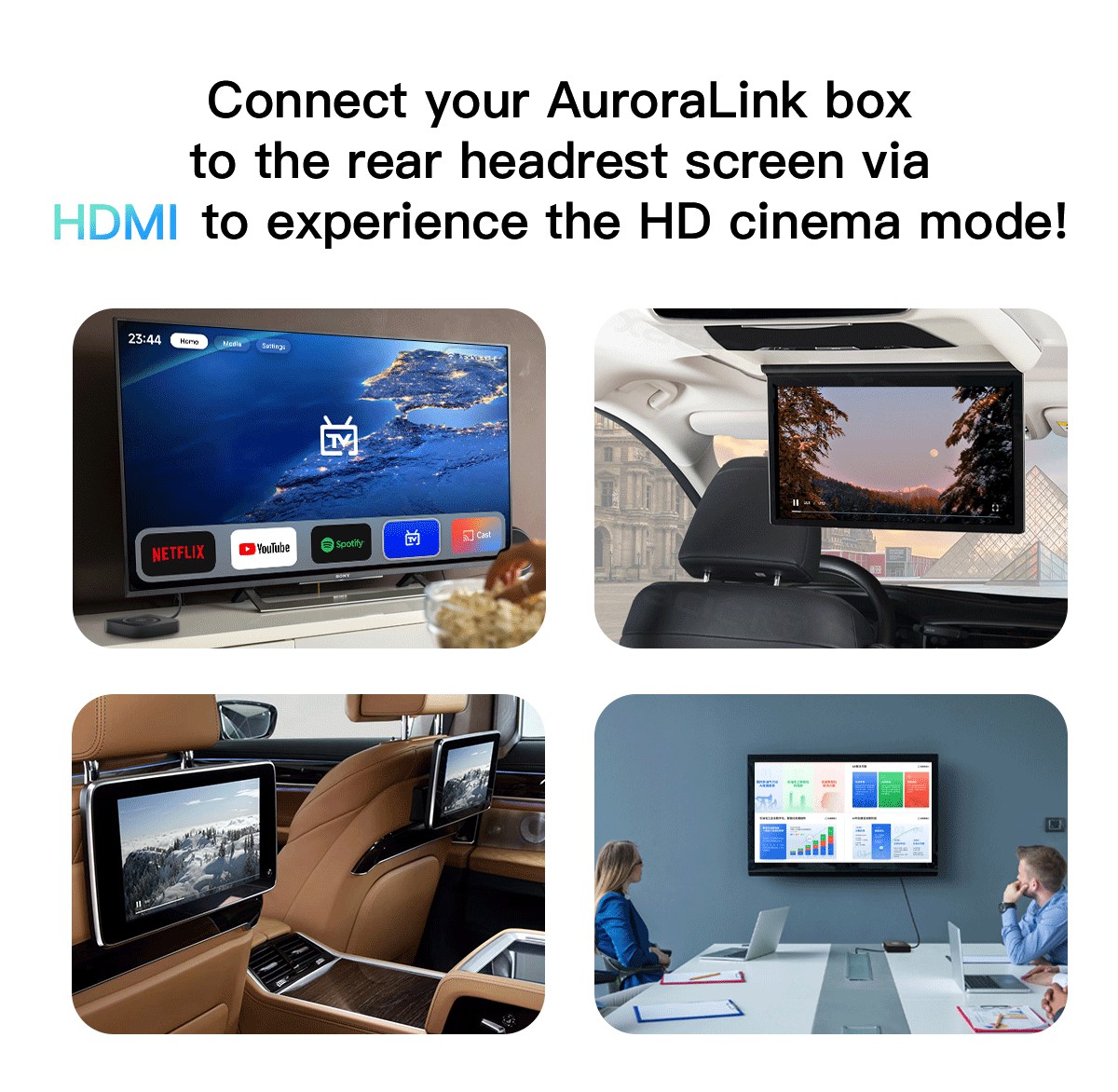Tbox-plus 8GB 128GB Built-in GPS Wifi Wireless Carplay Android Auto Multimedia Netflix Youtube