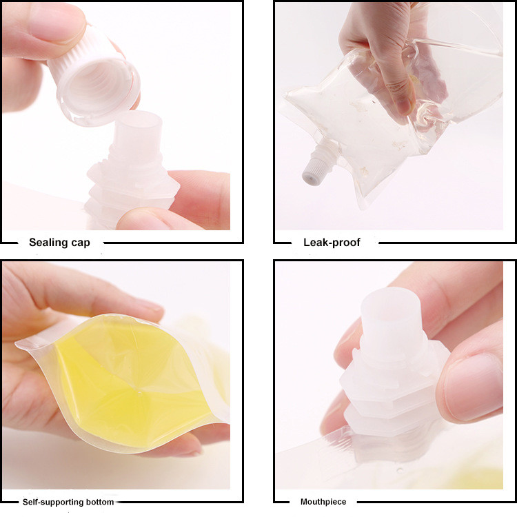 150ml Stand Up k Liquid Spout Bag Odorless For Beverage