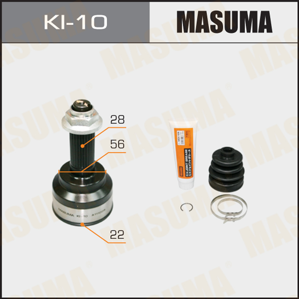 CDT220L 1CDFTV 0K2N2-25600 0K2N2-25600 0K2N4-2560X Steel Shaft Joints for NISSAN CIMA