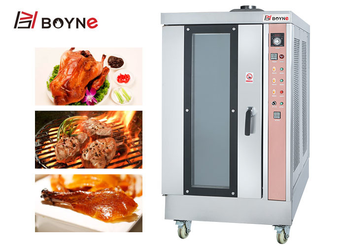 Stainless Steel Hot Air Rotary Oven High Temperature Ten Trays gas Convection Oven