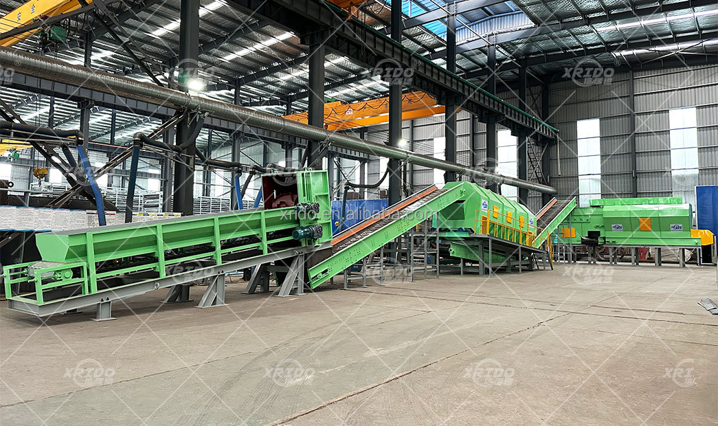 20TPD Automatic Waste Sorting Machine Environmental Solid Waste Recycling Plant