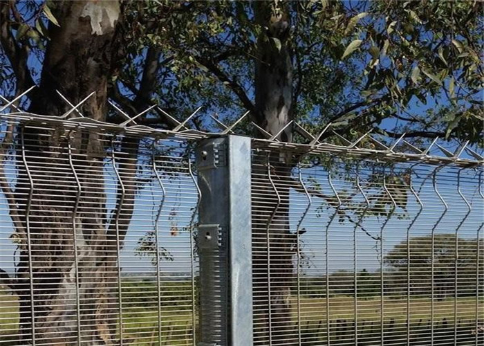 Welded 358 No Climb Security Fence , Galvanized Climb Proof Fence 4mm Mesh Highly Secure