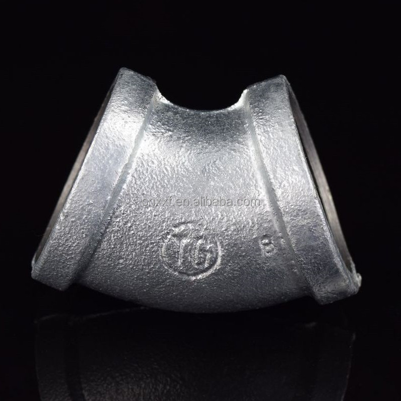NXF UNS SS44600/X10CRALSI25/H24JS/446/Z12CAS25 Stainless Steel 45 Degree Reducing Elbow DN6-DN100 SCH80-XXS Customizable