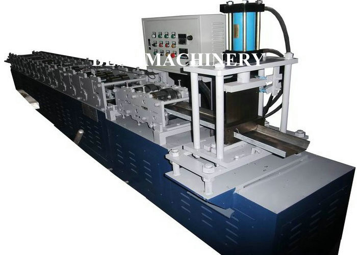 Steel Rolling Shutter Door Guide rail Roll Forming Machine 3 Phase With 3kw Motor Power