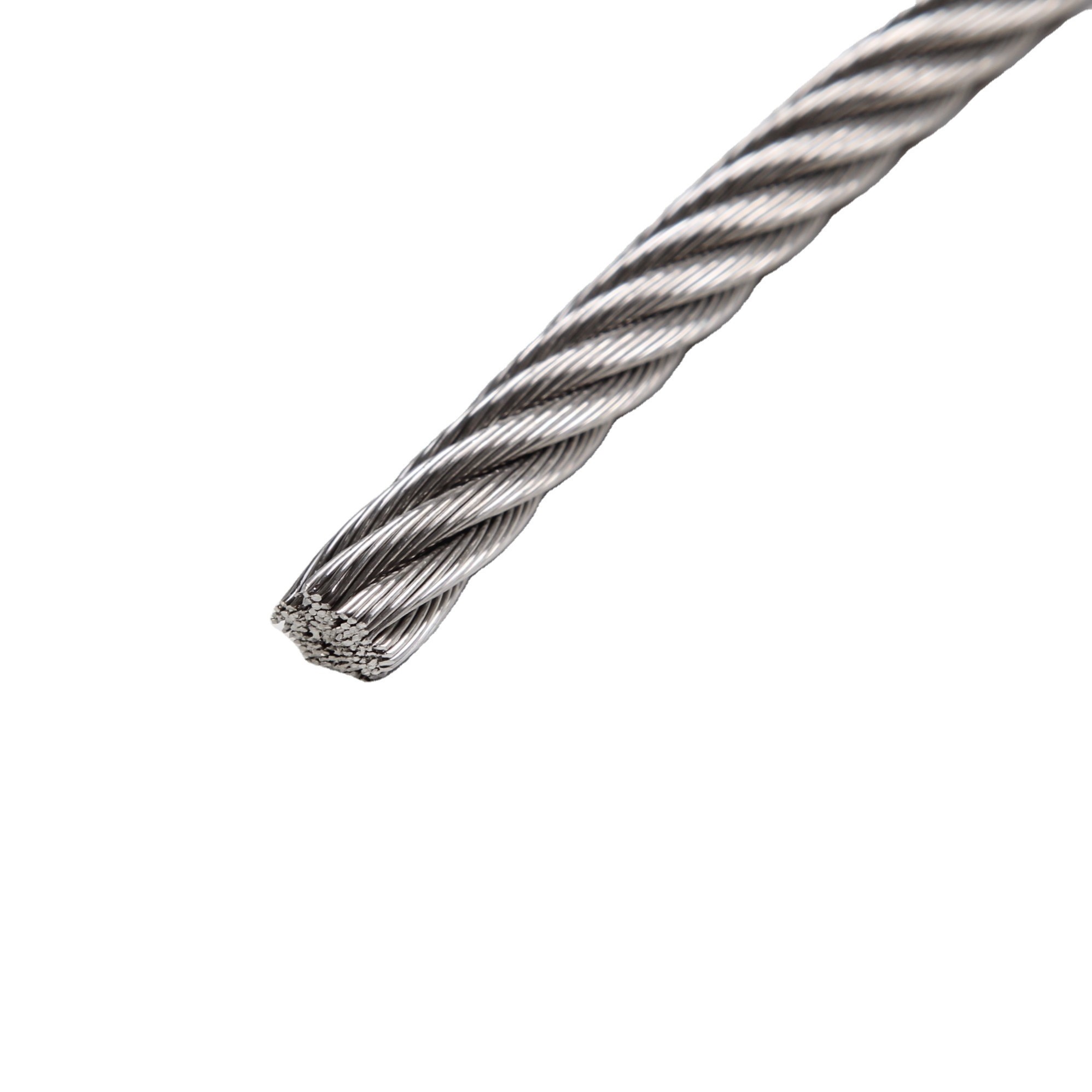 Flexible Stainless Steel Wire Rope 1*37 For Cableways And Suspension Bridges