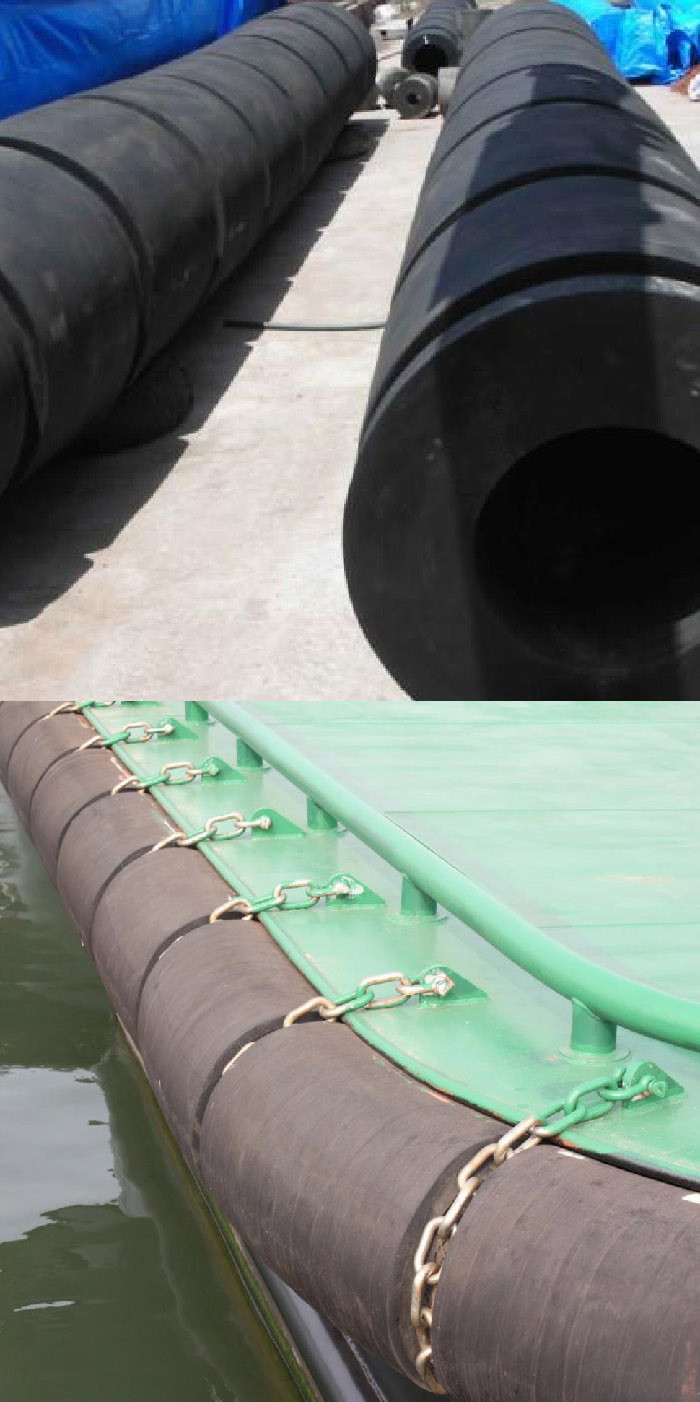CCS Marine Tug Boat Rubber Fender Rubber Bumper Parts For Tugboat