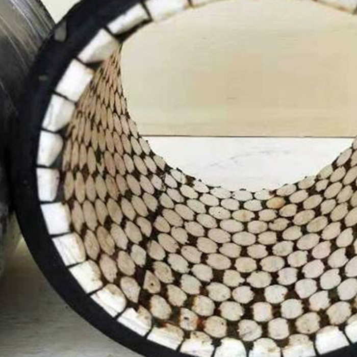 Coal Injection Slurry Sandblasting Ceramic Hose With Outside Rubber Material
