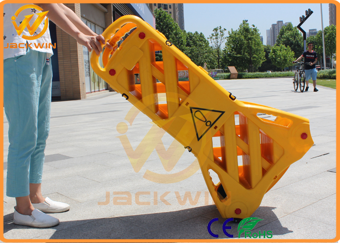 Yellow Extensible Plastic Barrier Fencing
