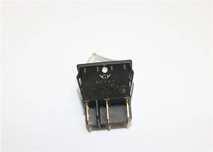 3 Pin Dpst Illuminated Rocker Switch 250VAC 16A With On - Off Button