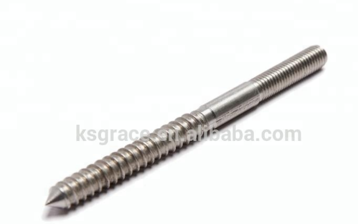 Stainless Steel Solar Panel Mounting Double Thread Screw M10*200mm Dual Thread Screw