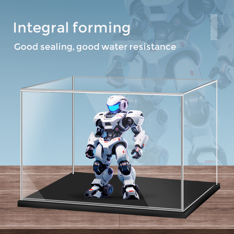 Dust Proof Acrylic Display Case Double Sided Acrylic Statue Display Case