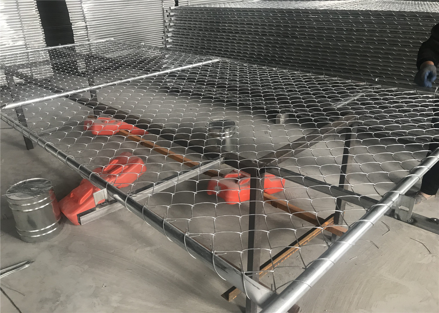 portable chain link fence panels