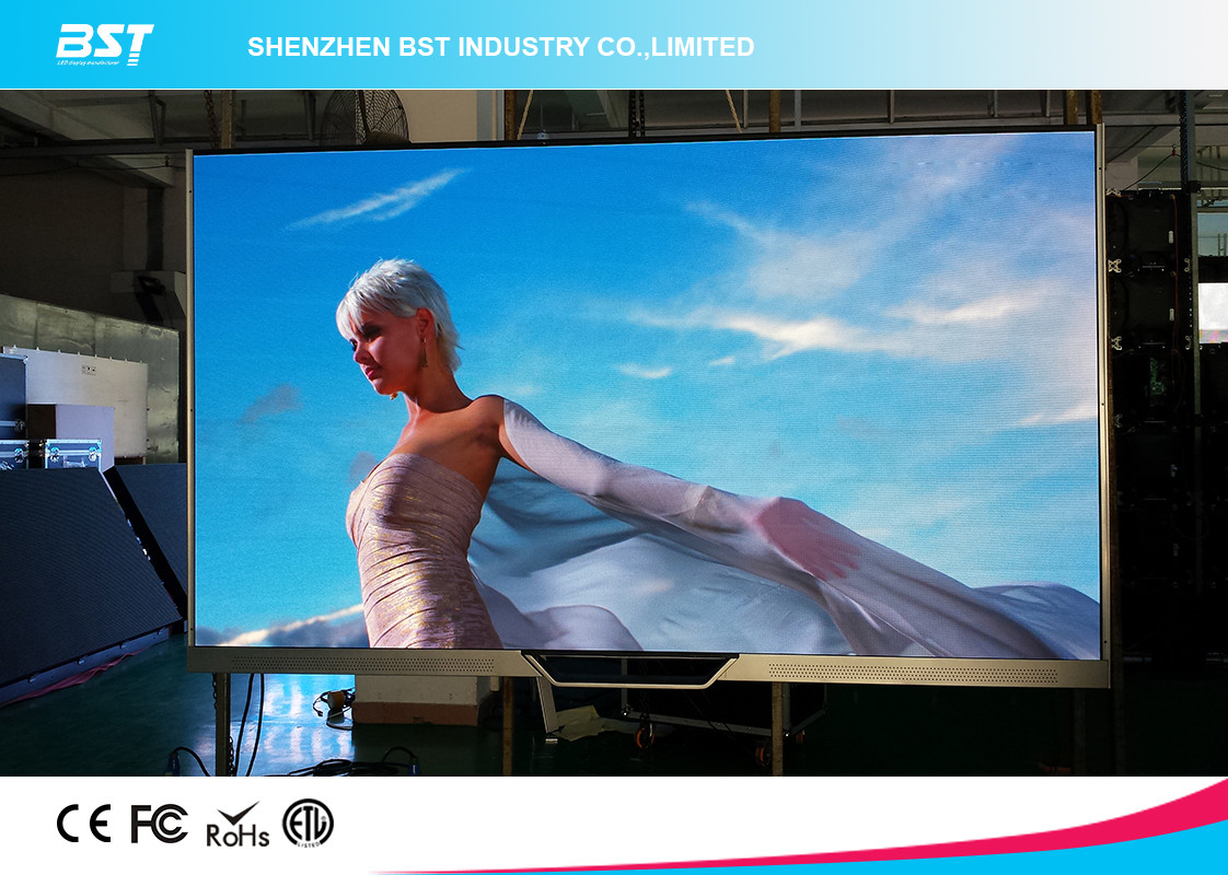 P2.5 indoor advertising LED Display, HD Flexible LED Video Display 480 x 480mm Cabinet Size