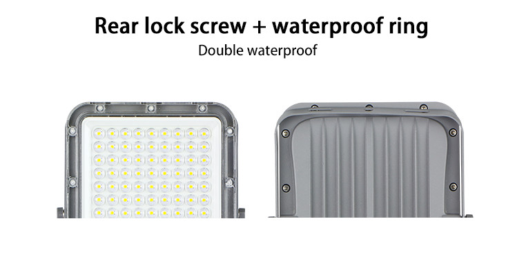 High Lumens Outdoor Waterproof 100W 200W 300W Solar Flood Light 6500k CCT