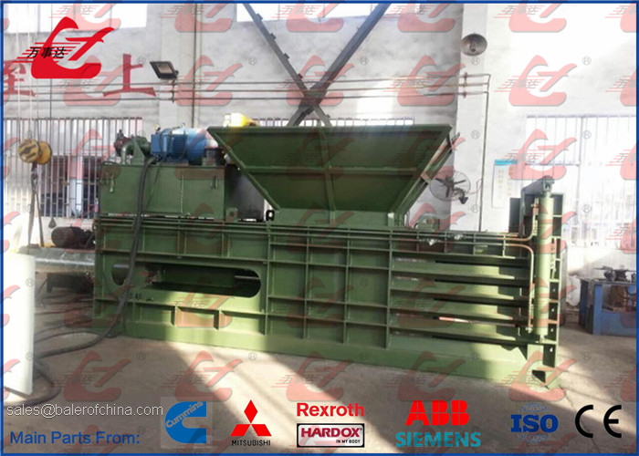 125 Ton Plastic Film Baler Horizontal Baling Machine 5 Wires Bale