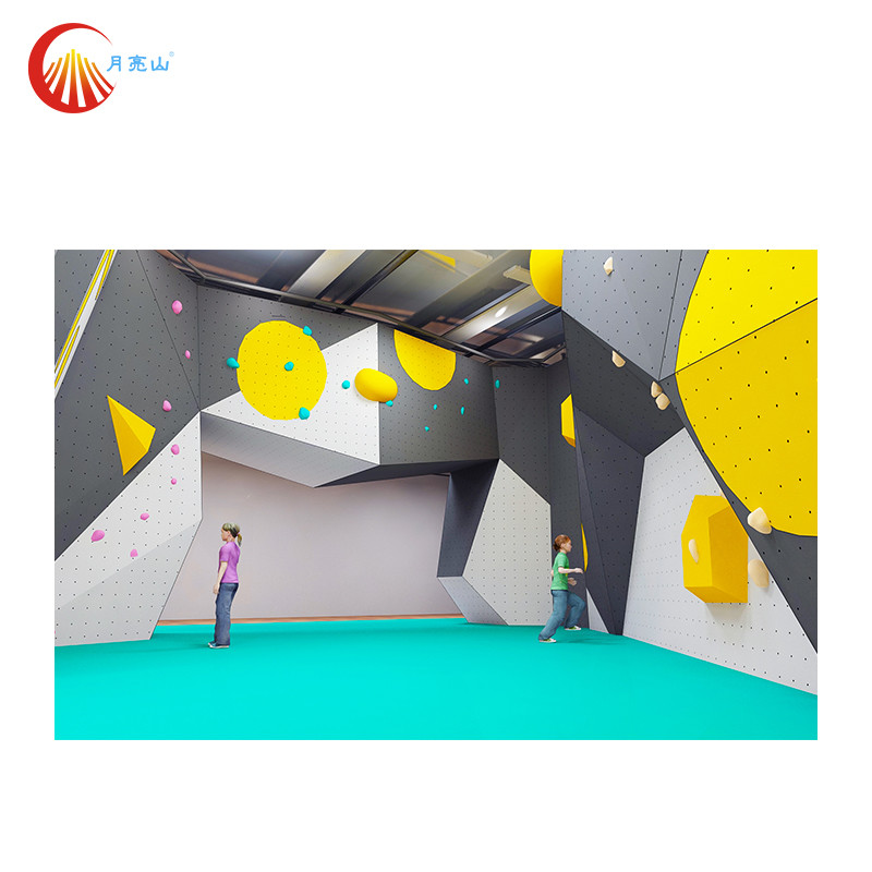 All Ages Boulder Climbing Wall Public Outdoor Playground Climbing Wall Waterproof