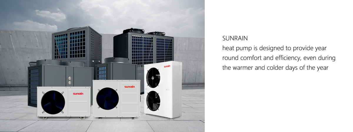 Black 22KW Heat Pump Commercial High Temperature Heat Pump IPX4