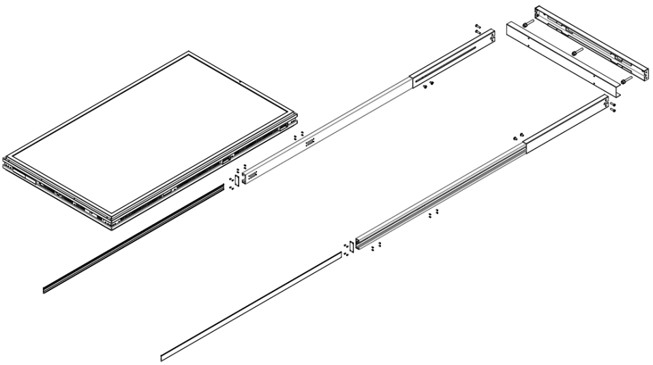 55 Inch High-Brightness Dual-Sided Hanging Advertising Display Network-Connected