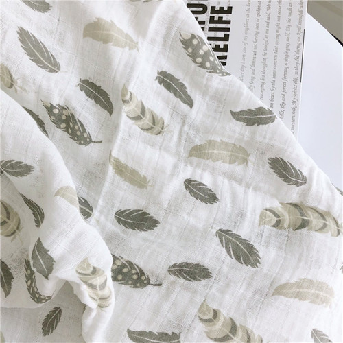Portable Reusable Muslin Swaddle Wraps Eco Friendly Nursing Cover Zero Formaldehyde
