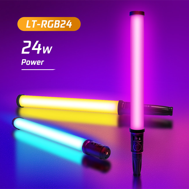 OEM logo Hand held 14 effects led stick light with Wireless DMX control for film shooting RGB LED Tube Light